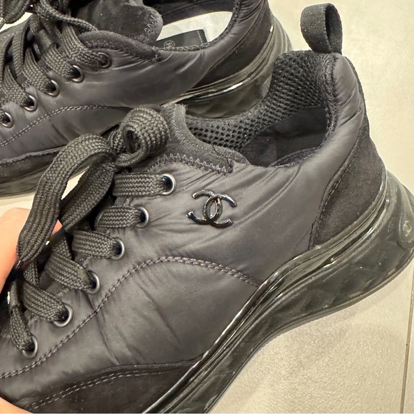 Chanel black sneakers - size 39 - Picture 4 of 11